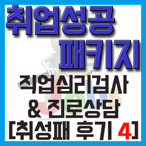 [취성패 후기 4] 직업심리검사와 진로상담