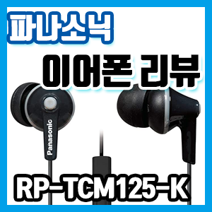 [아마존 직구] 파나소닉 어고핏 유선 이어폰 리뷰(Panasonic ErgoFit Earbuds RP-TCM125-K)