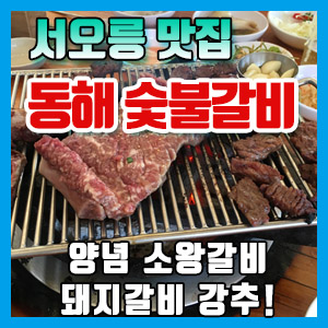 [서오릉 맛집] 동해 숯불갈비 후기 – 각종 모임 추천, 주차장 완비