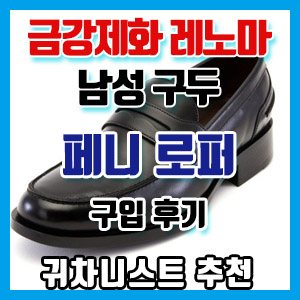 금강제화 레노마 남성 구두 MES5020FG11 구매 후기 (락포트 페니 로퍼 st.)