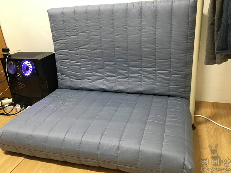 tri-folding cot mattress topper